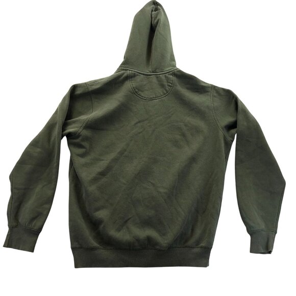 U.S. Polo Assn. Mens Hoodie Sweatshirt Large Green Long Sleeve Full Zip Fleece - Picture 2 of 12